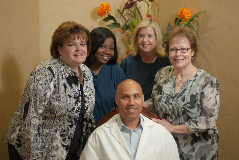 Group photo: Frisco TX Endodontics Dr. Johnson and Staff